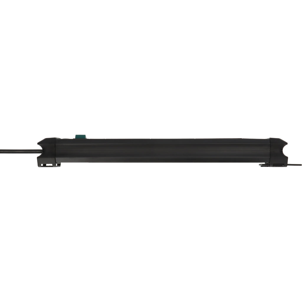 Brennenstuhl premium-line stekkerdoos 6-voudig met usb c pd 30w en usb a 18w stekkerdoos (zwart, 1x usb-a, 1x usb-c)