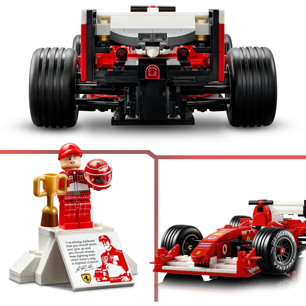 Lego icons 11375 ferrari f2004 en michael schumacher
