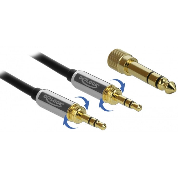 DeLOCK Stereokabel 3,5 mm 3-Pin-Stecker > 3,5 mm 3-Pin-Stecker