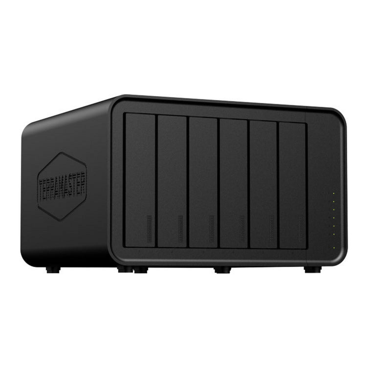 Terramaster f6-424 nas (zwart, 2x 2.5gbe, hdmi, usb)