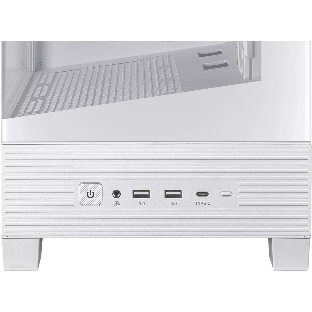 Asus a31 plus midi tower behuizing (wit | 2x usb-a | 2x usb-c | tempered glass)