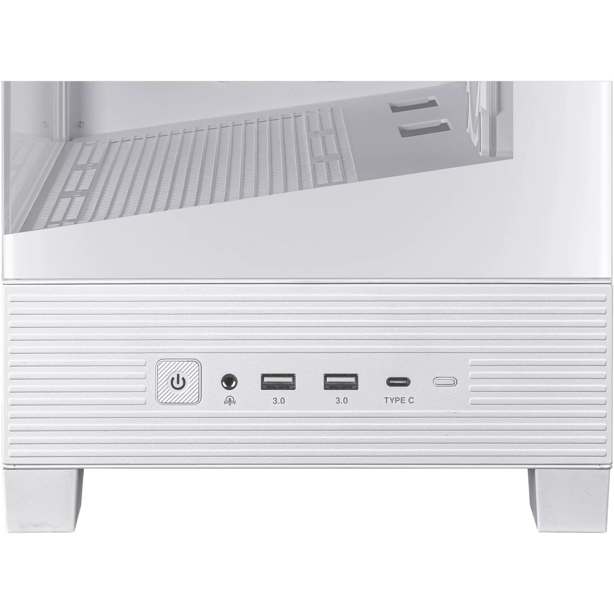 Asus a31 plus midi tower behuizing (wit | 2x usb-a | 2x usb-c | tempered glass)