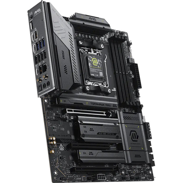 Msi mag x870e tomahawk max wifi socket am5 moederbord (zwart, raid, 5gb-lan, wi-fi 7, bt, sound, atx)