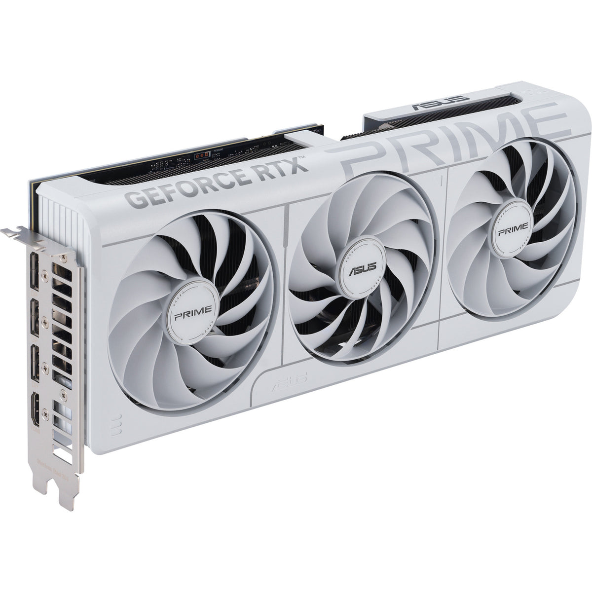 Asus prime geforce rtx 5070 oc white grafische kaart (wit, 3x displayport, 2x hdmi, dlss 4)