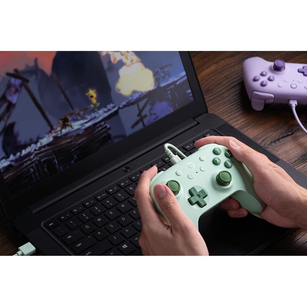 8bitdo ultimate 2c wired gamepad (groen)