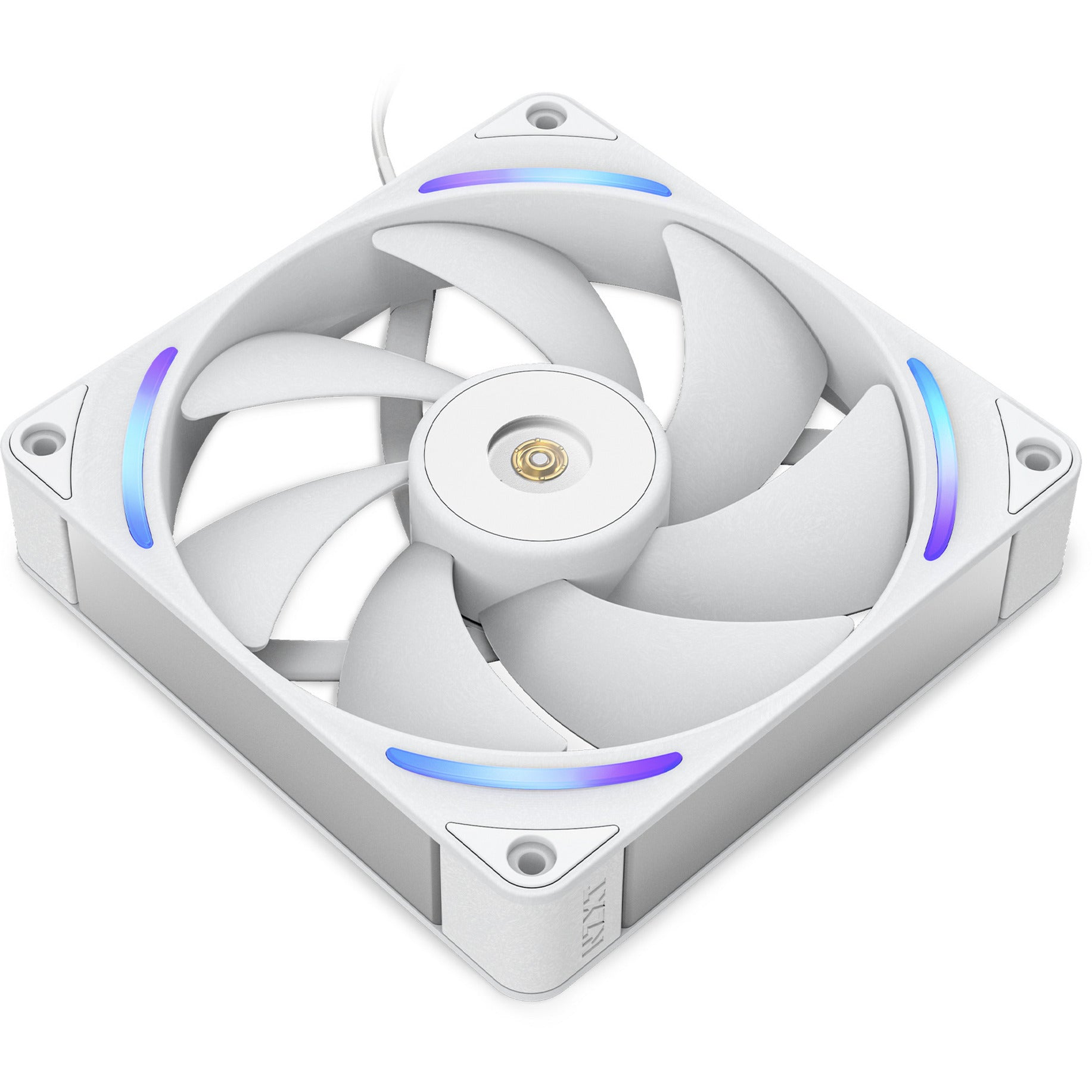 Nzxt f140x rgb case fan (wit, 140 x 140 x 30 mm, pwm)