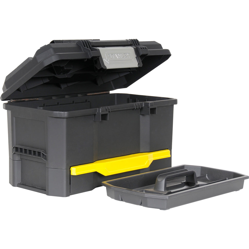 Stanley Werkzeugkoffer 19" mit Druckfunktion und Schublade