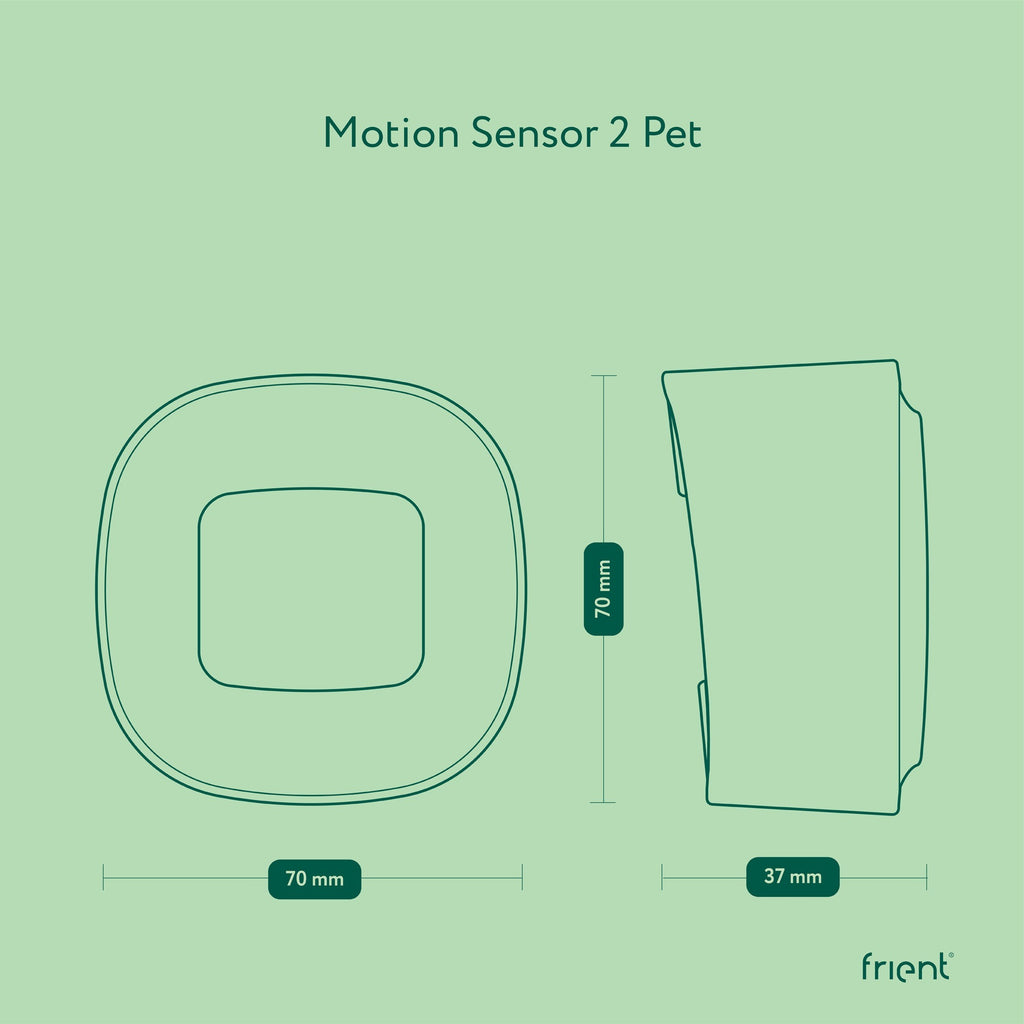 Frient motion sensor 2 pet bewegingsmelder (wit, zigbee 3.0)