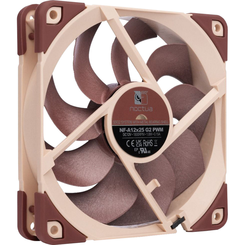 Noctua nf-a12x25 g2 pwm case fan (bruin beige, 120 x 120 x 25 mm)