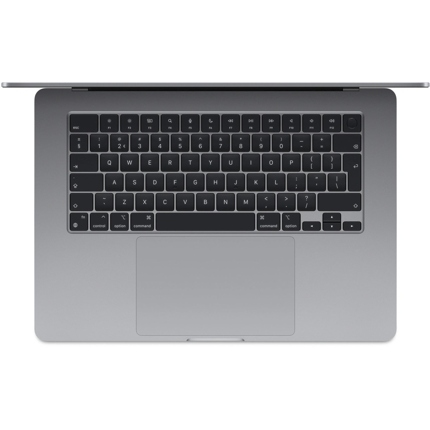 Apple macbook air 15 (mqkp3n a) refurbished laptop (grijs | m2 | 10-core gpu | 8 gb | 256 gb ssd | space grey)