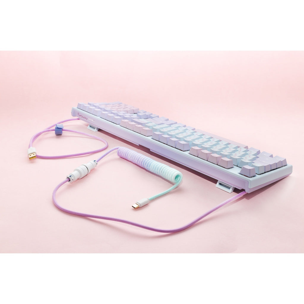 Ducky coiled cable v2 - azure kabel