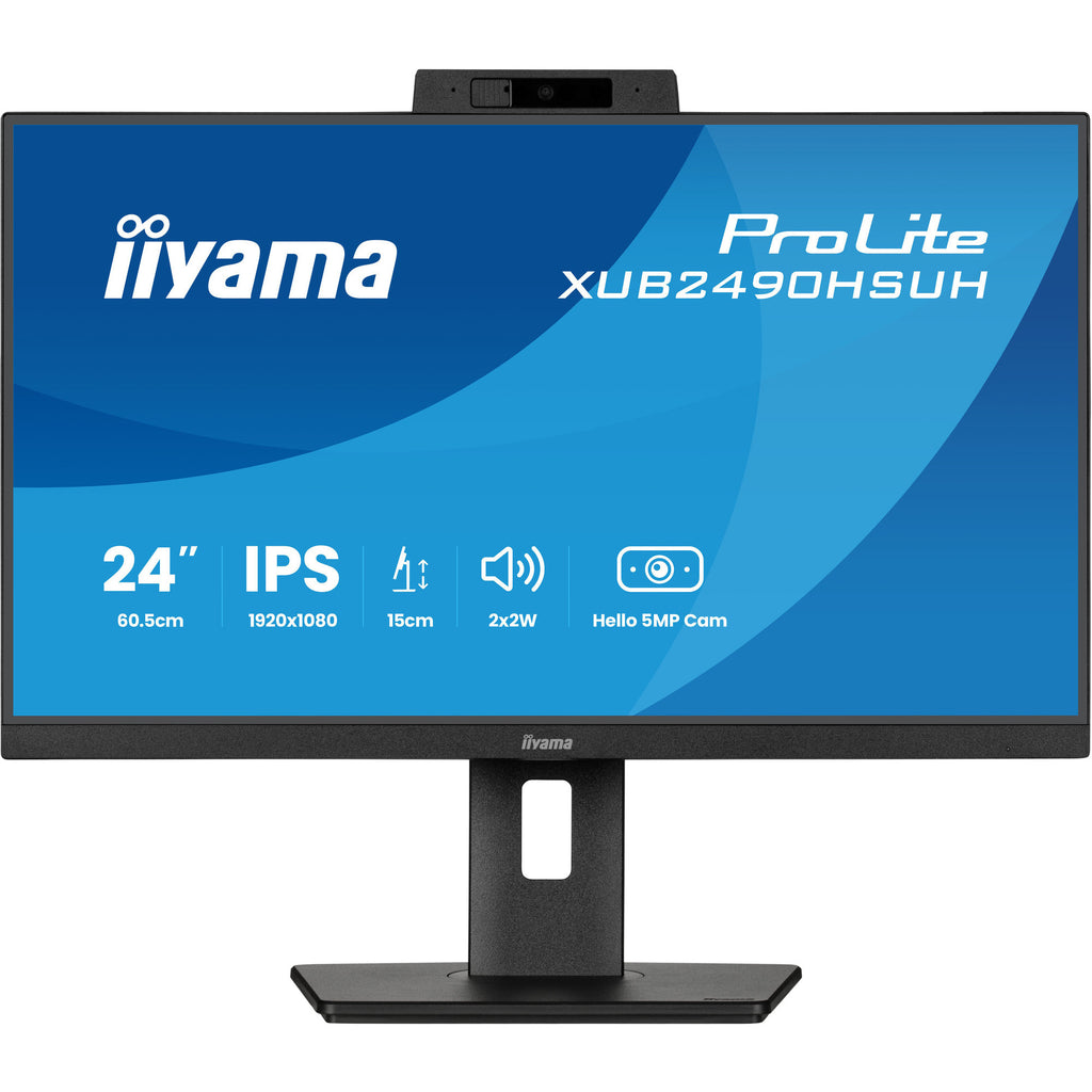 Iiyama prolite xub2490hsuh-b2 23.8 monitor (zwart, hdmi, displayport, 3x usb-a)