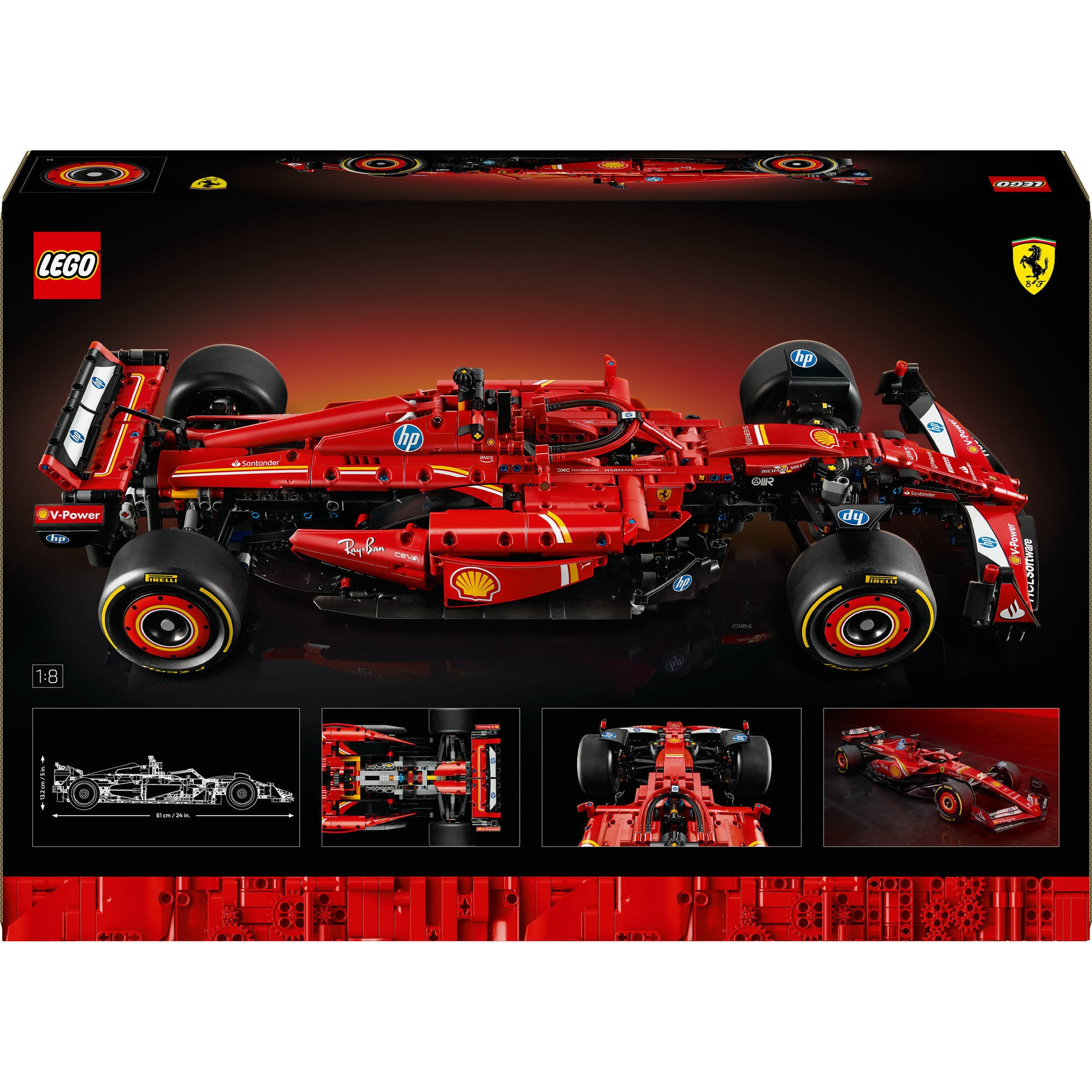 LEGO Technic 42207 Ferrari SF-24 Formel-1-Rennwagen
