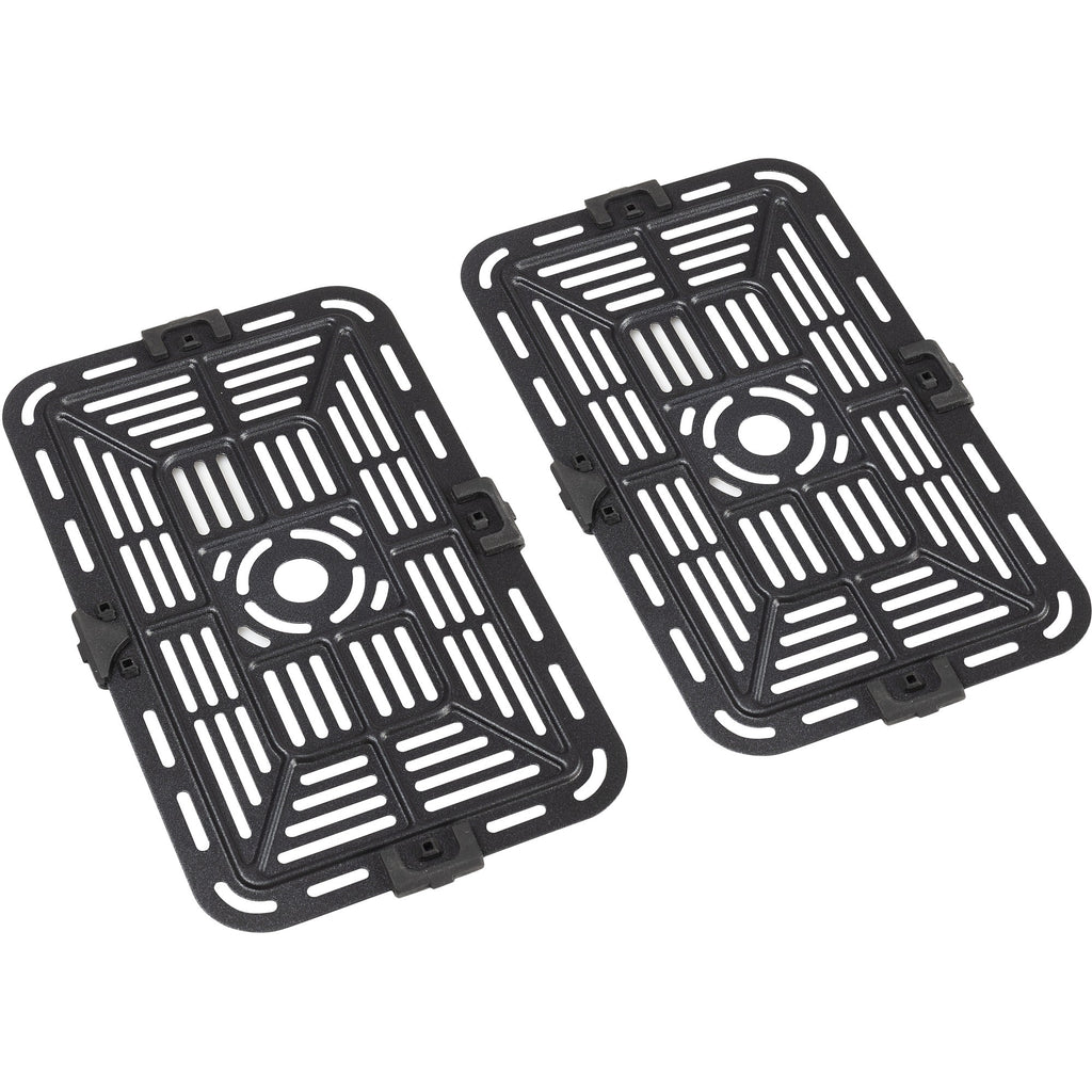 Princess double basket aerofryer heteluchtfriteuse (zwart, 2x 4 liter)
