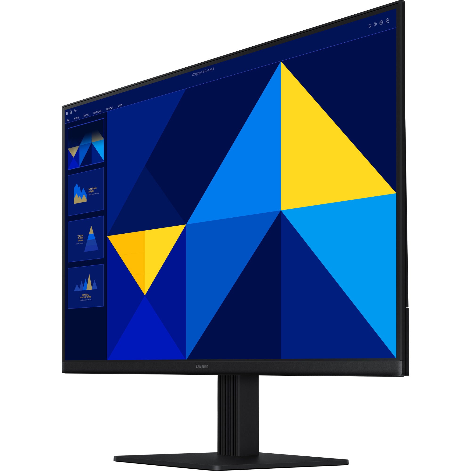 Samsung s27d302gau essential s3 s30gd 27 monitor (zwart, 100 hz, hdmi, vga)
