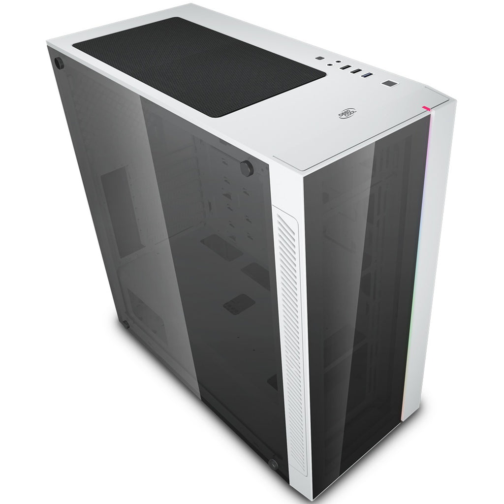 Deepcool matrexx 55 v3 add-rgb 3f midi tower behuizing (wit | 3x usb-a | rgb)