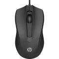 Hp 100 muis (zwart, 1600dpi)