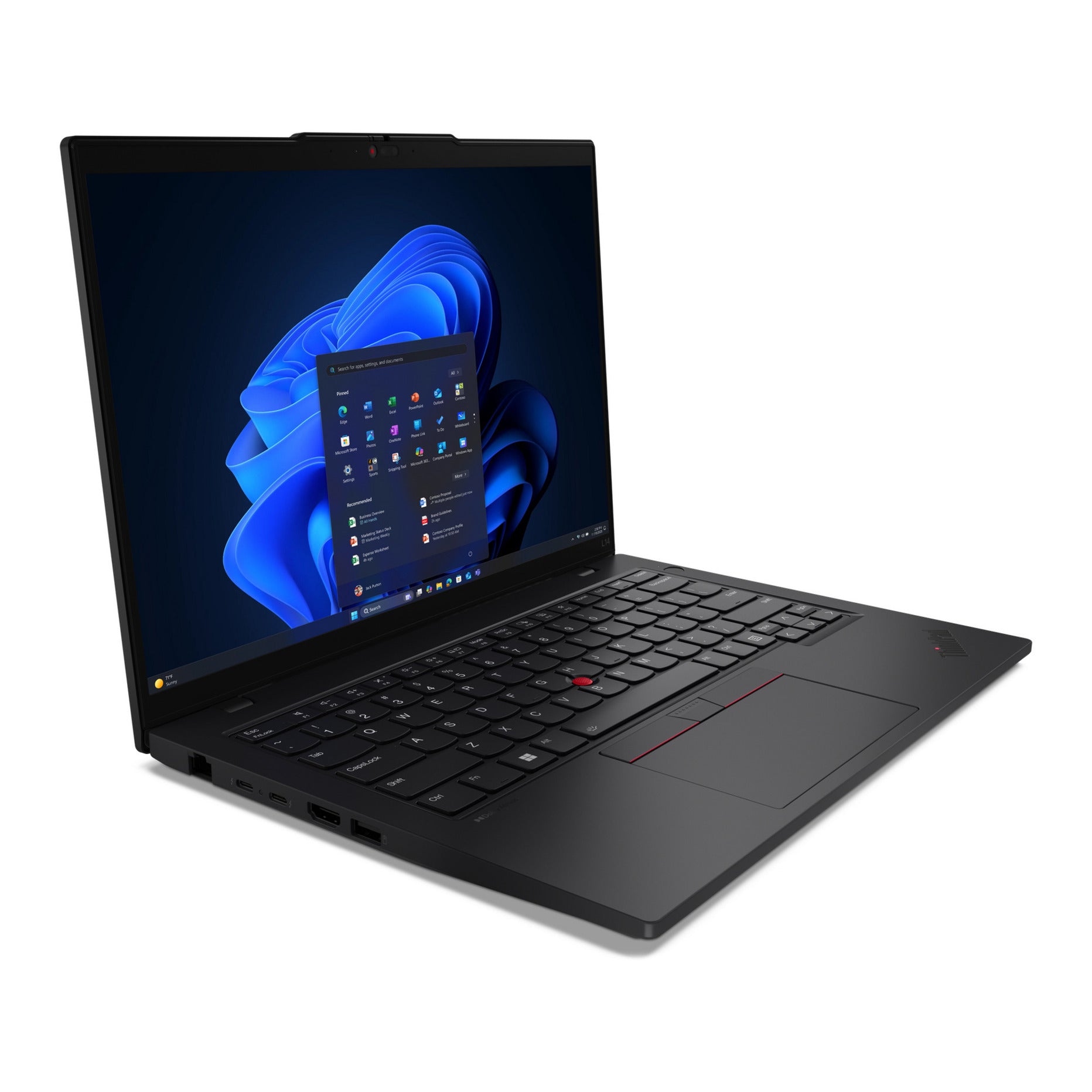 Lenovo thinkpad l14 gen 6 intel (21s6006tmh) 14 laptop (zwart | core ultra 5 225u | intel graphics | 16 gb | 512 gb ssd)