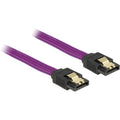 Delock sata 6 gb s 30 cm violet kabel (paars)