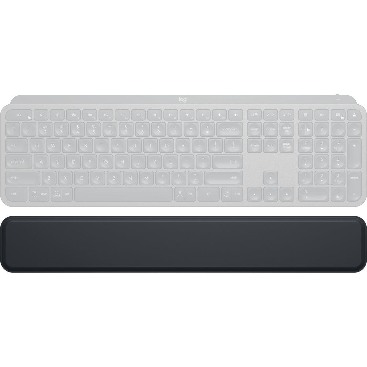Logitech mx palm rest polssteun (zwart)