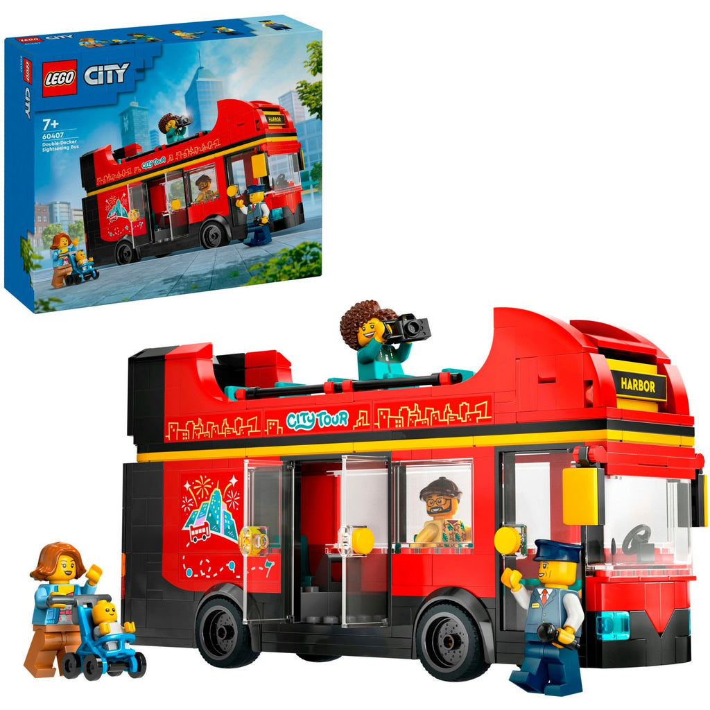Lego city toeristische rode dubbeldekker - 60407