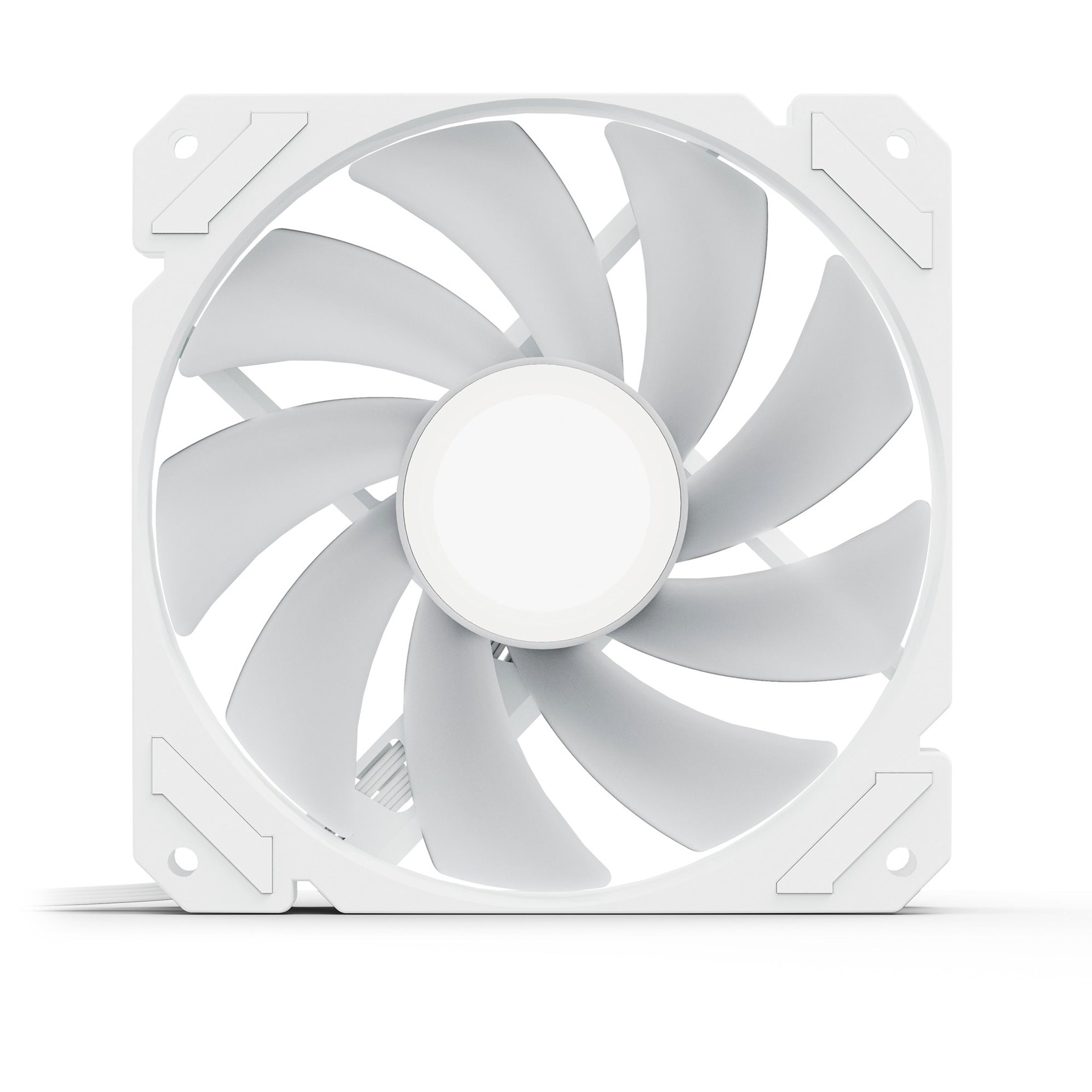 Sharkoon shark mirror rgb pwm case fan (wit, 120 x 120 x 25 mm)