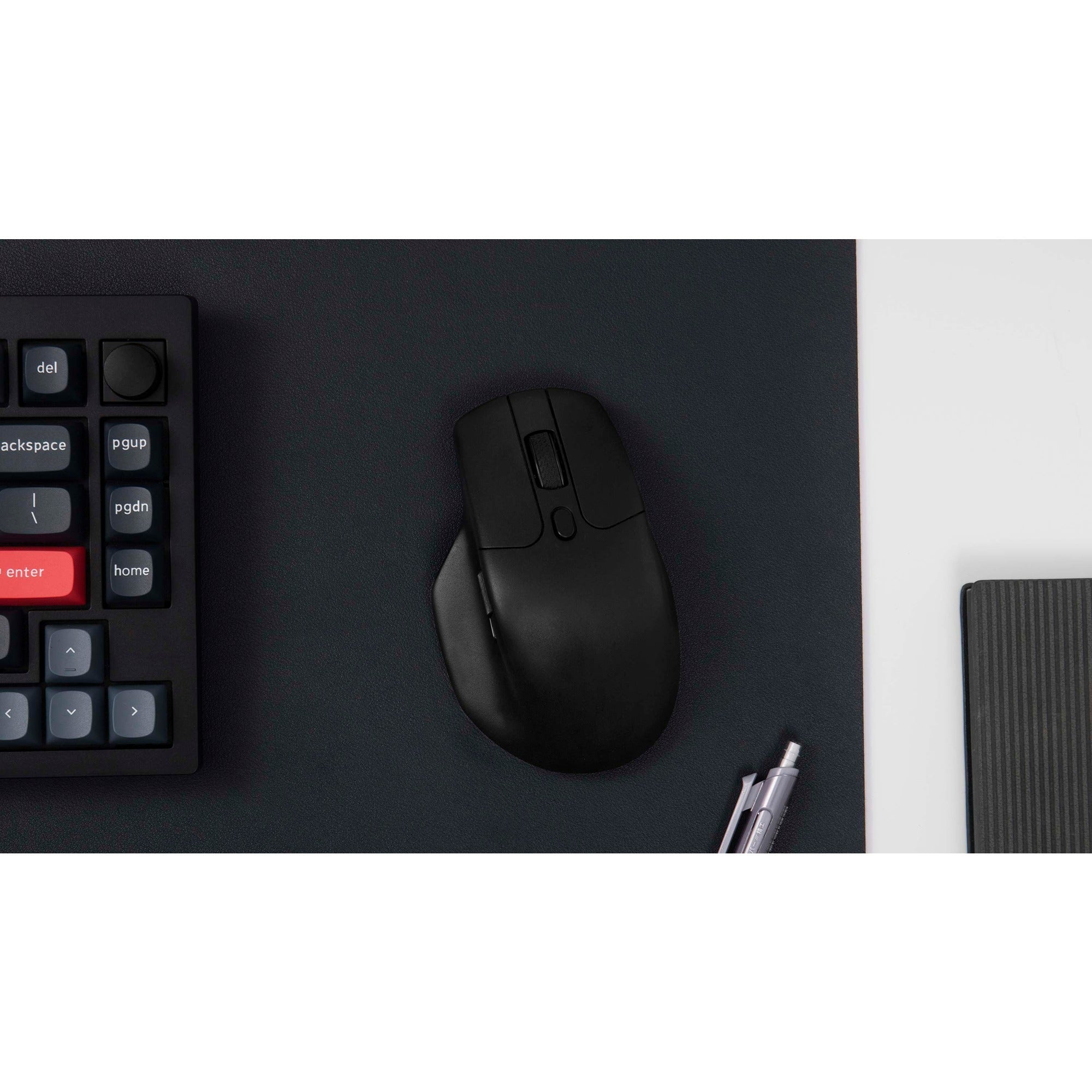 Keychron m6-a1 wireless mouse (zwart, 100 - 26000 dpi, usb-c bluetooth 5.1 2.4 ghz)