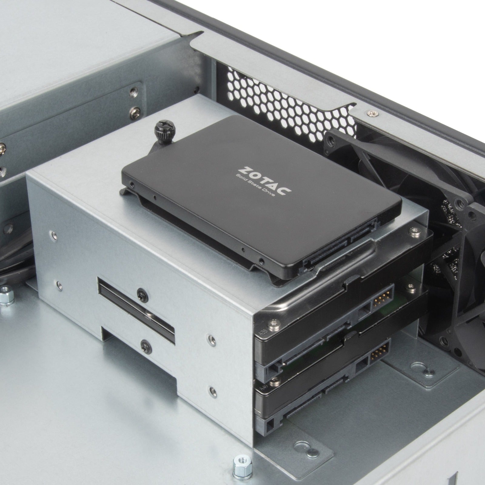 Silverstone sst-rm23-502-mini rack behuizing (zwart)