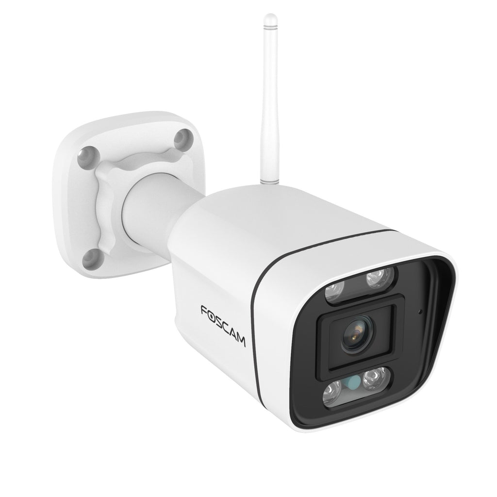 Foscam v8p, 4k 8mp dual-band wifi beveiligingscamera (wit, met geluid- en lichtalarm)