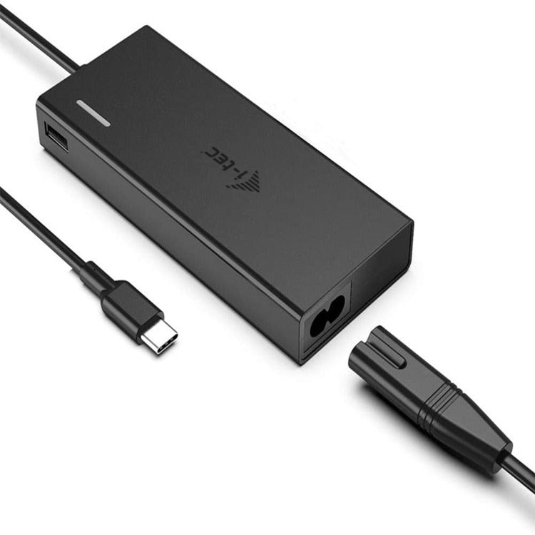 I-tec usb-c hdmi dp docking station with power delivery 65w + universal charger 77 w (zwart)