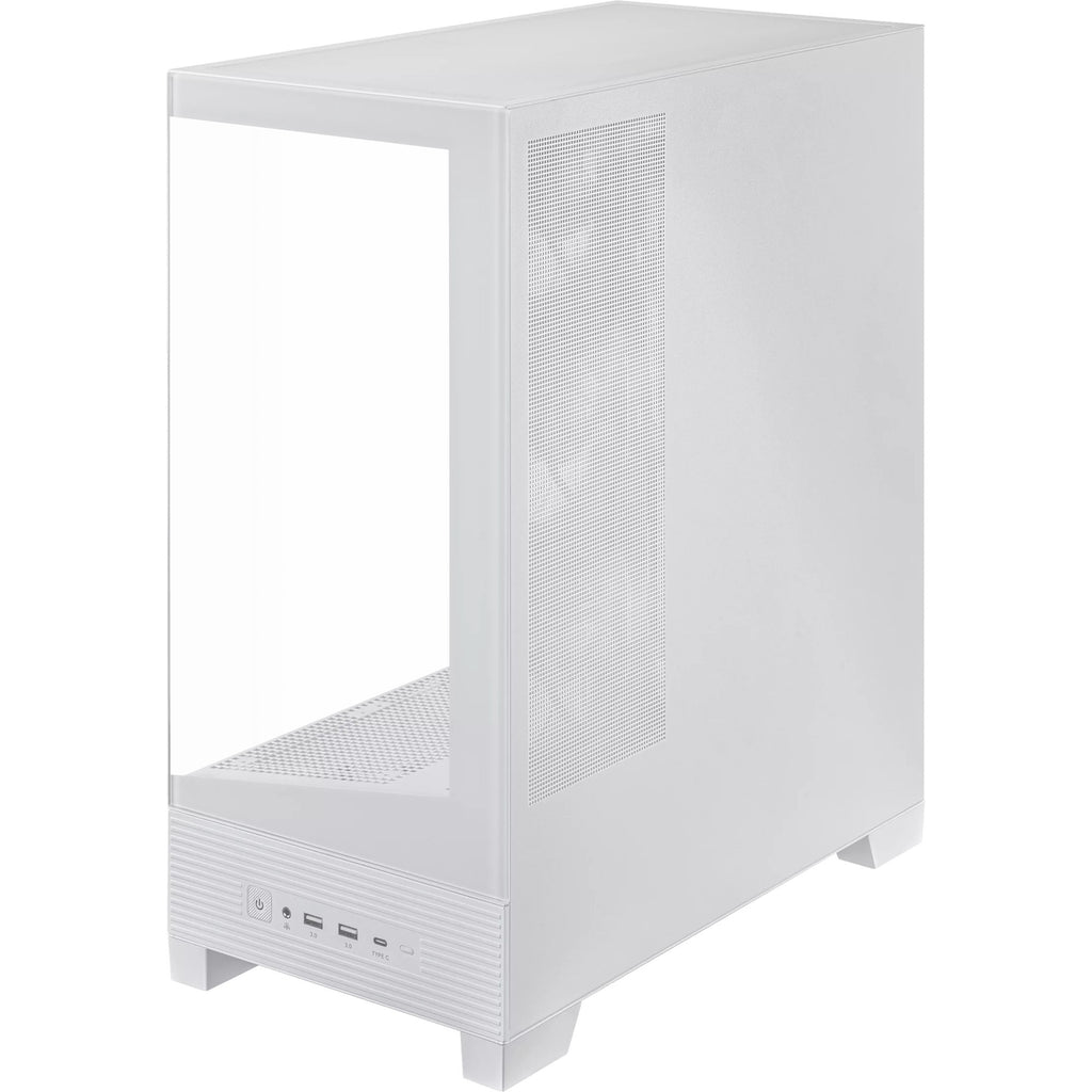 Asus a31 plus midi tower behuizing (wit | 2x usb-a | 2x usb-c | tempered glass)