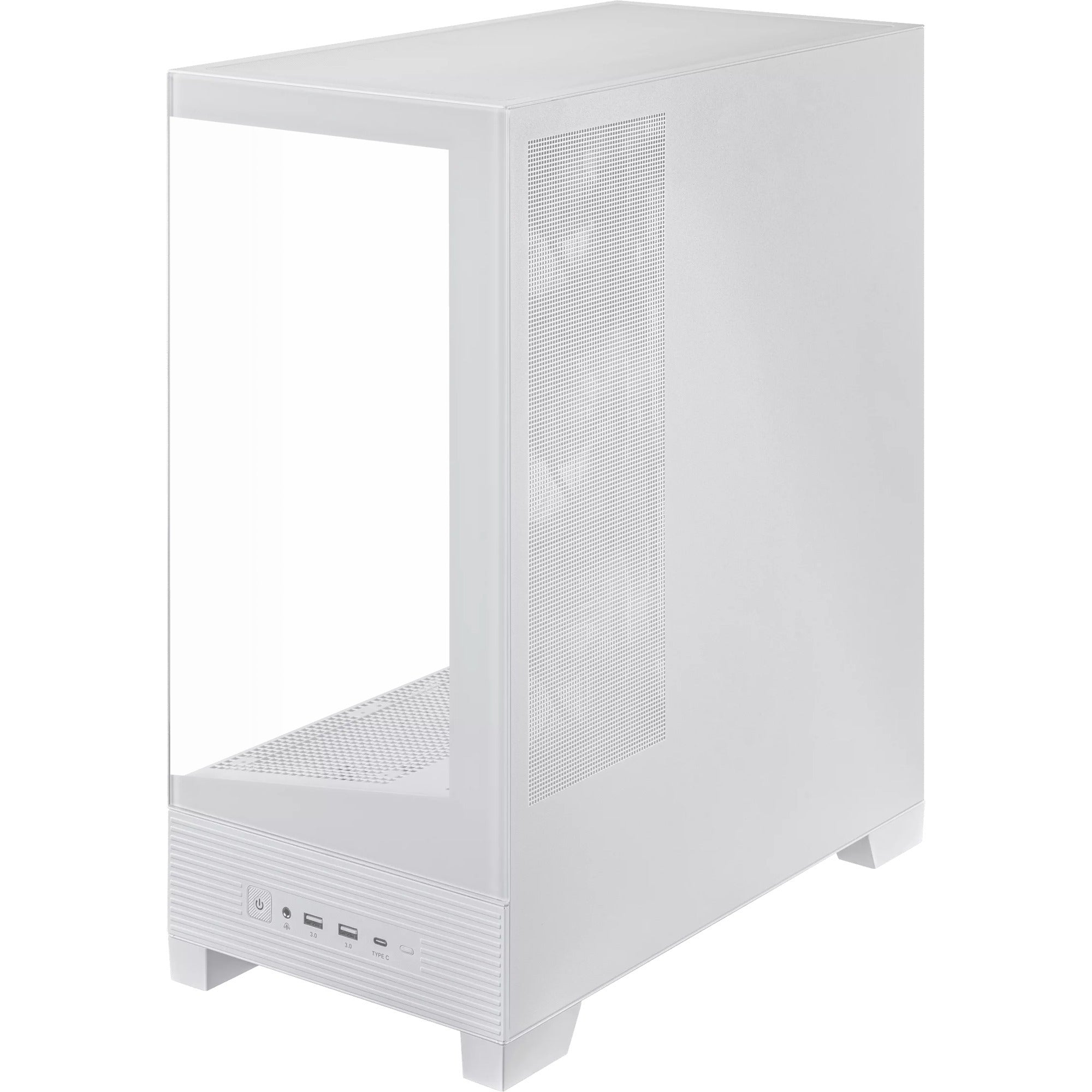 Asus a31 plus midi tower behuizing (wit | 2x usb-a | 2x usb-c | tempered glass)