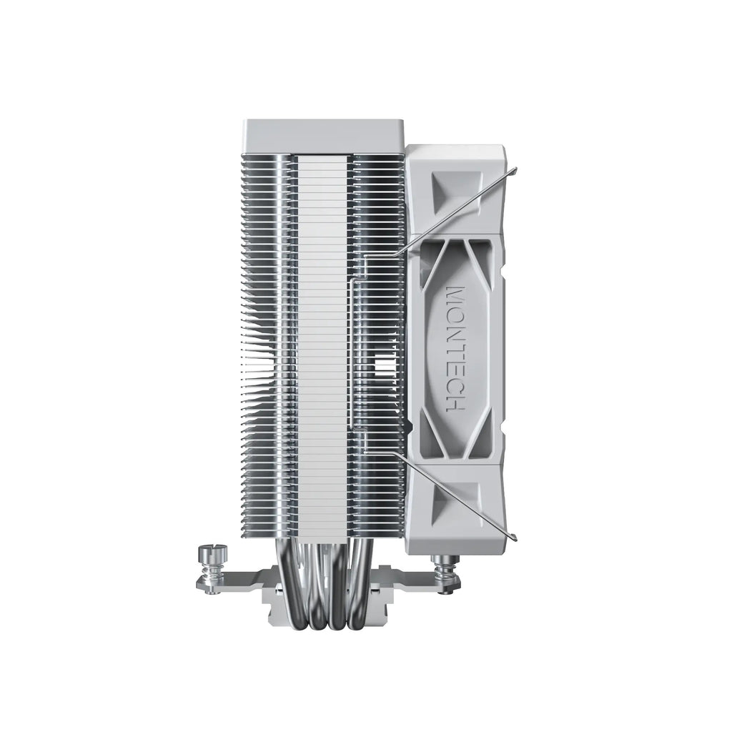 Montech nx400 cpu-koeler (zwart, 4-pin pwm)