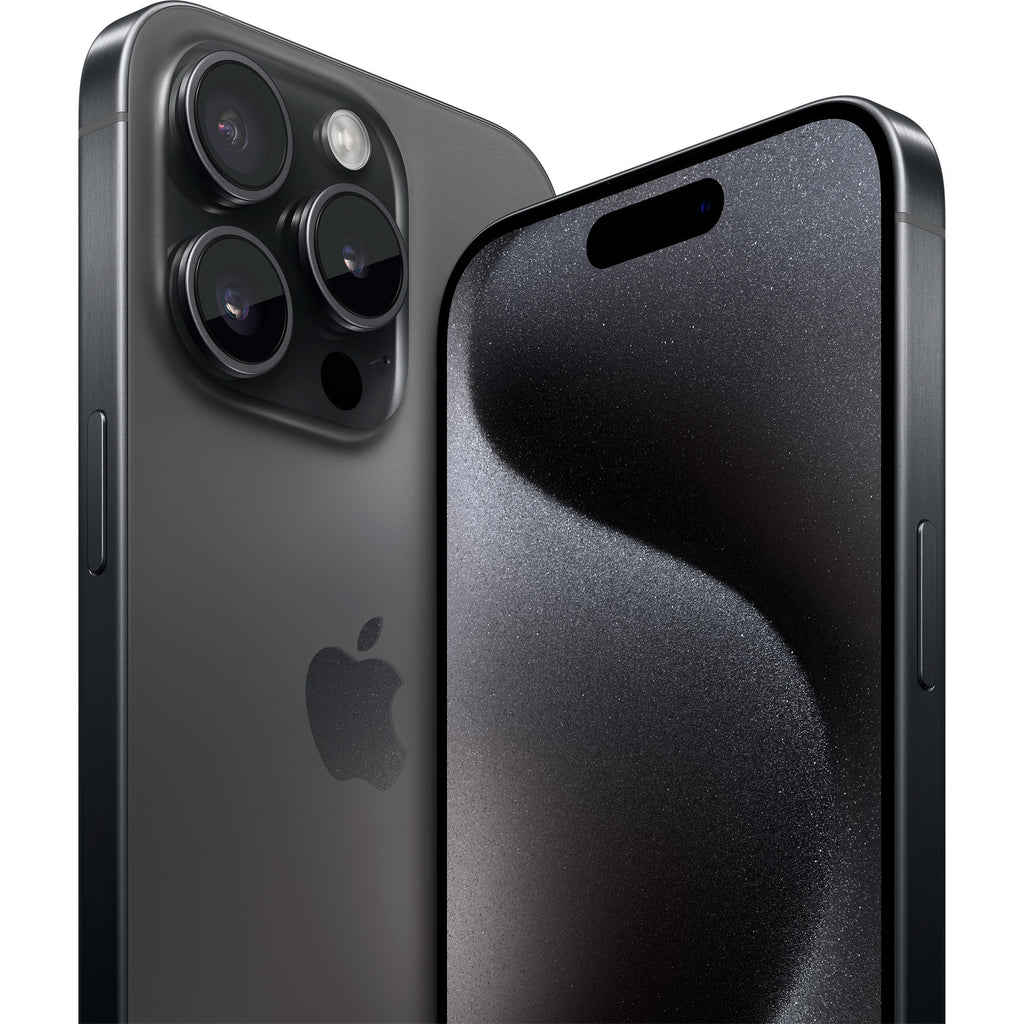 Apple iphone 15 pro max refurbished smartphone (zwart | 256 gb | ios 17 | dual-esim)