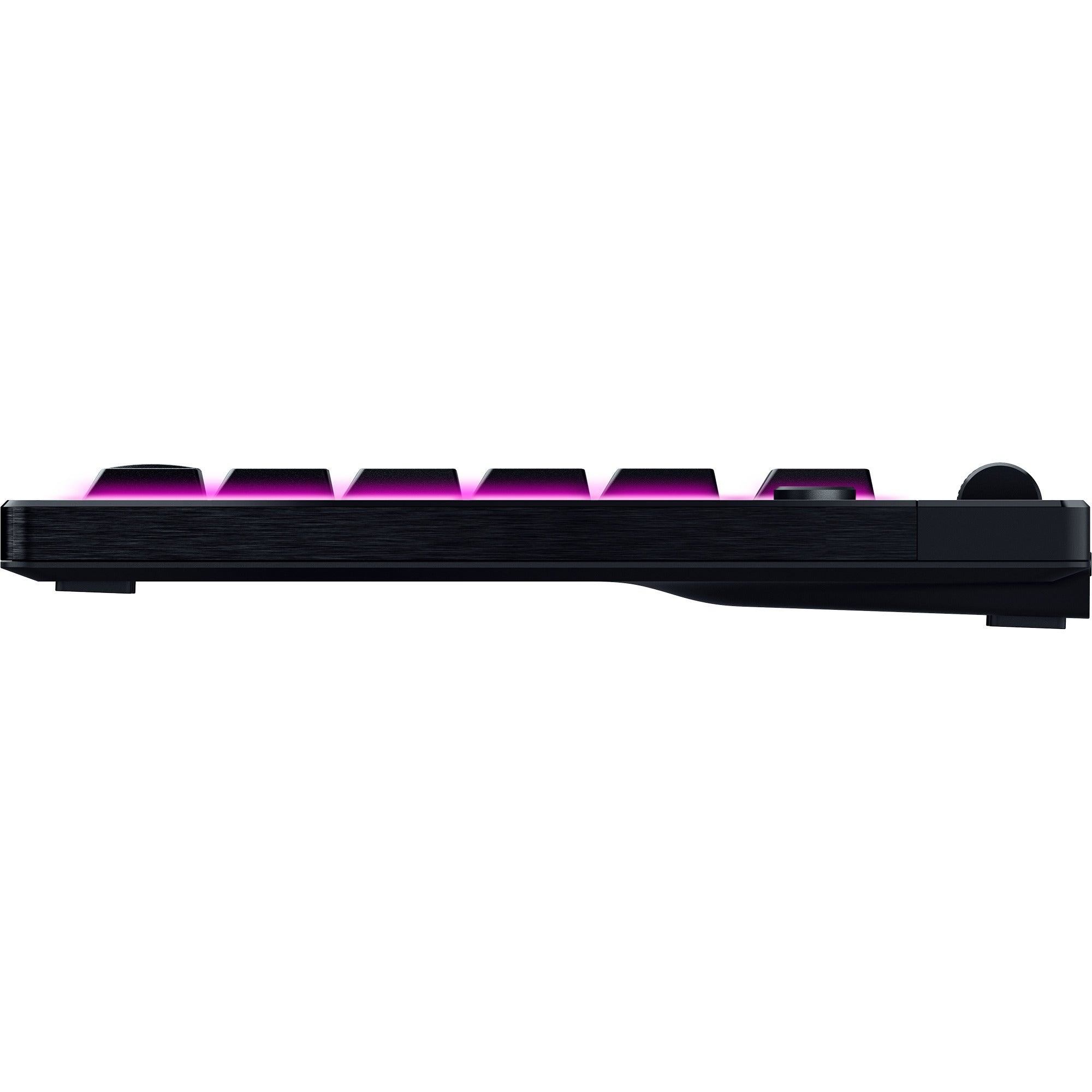 Razer blackwidow v4 low-profile rgb mechanisch gaming toetsenbord (zwart, us lay-out (qwerty), low-profile orange, 80% (tkl))