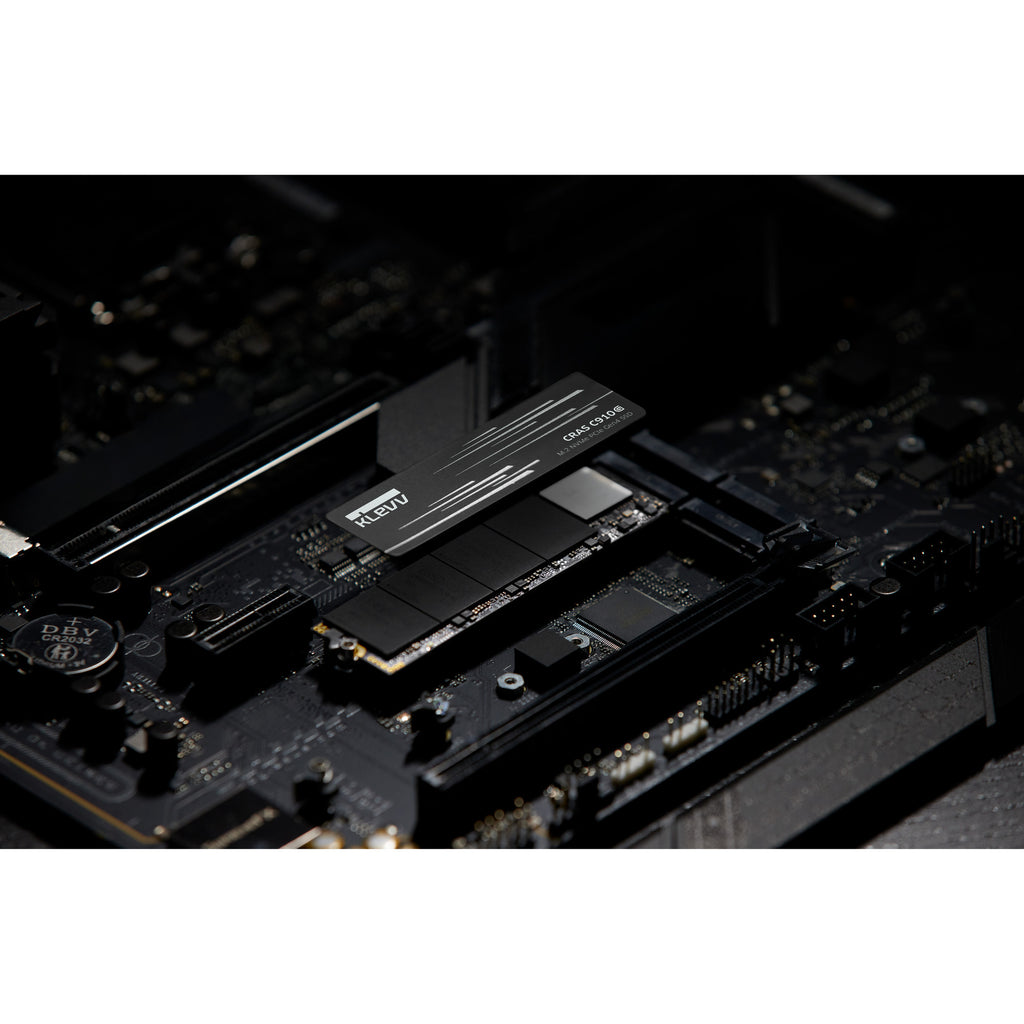 Klevv cras c910g 4 tb ssd (zwart, k04tbm2sp0-10g, pcie gen 4.0 x4, nvme 2.0)