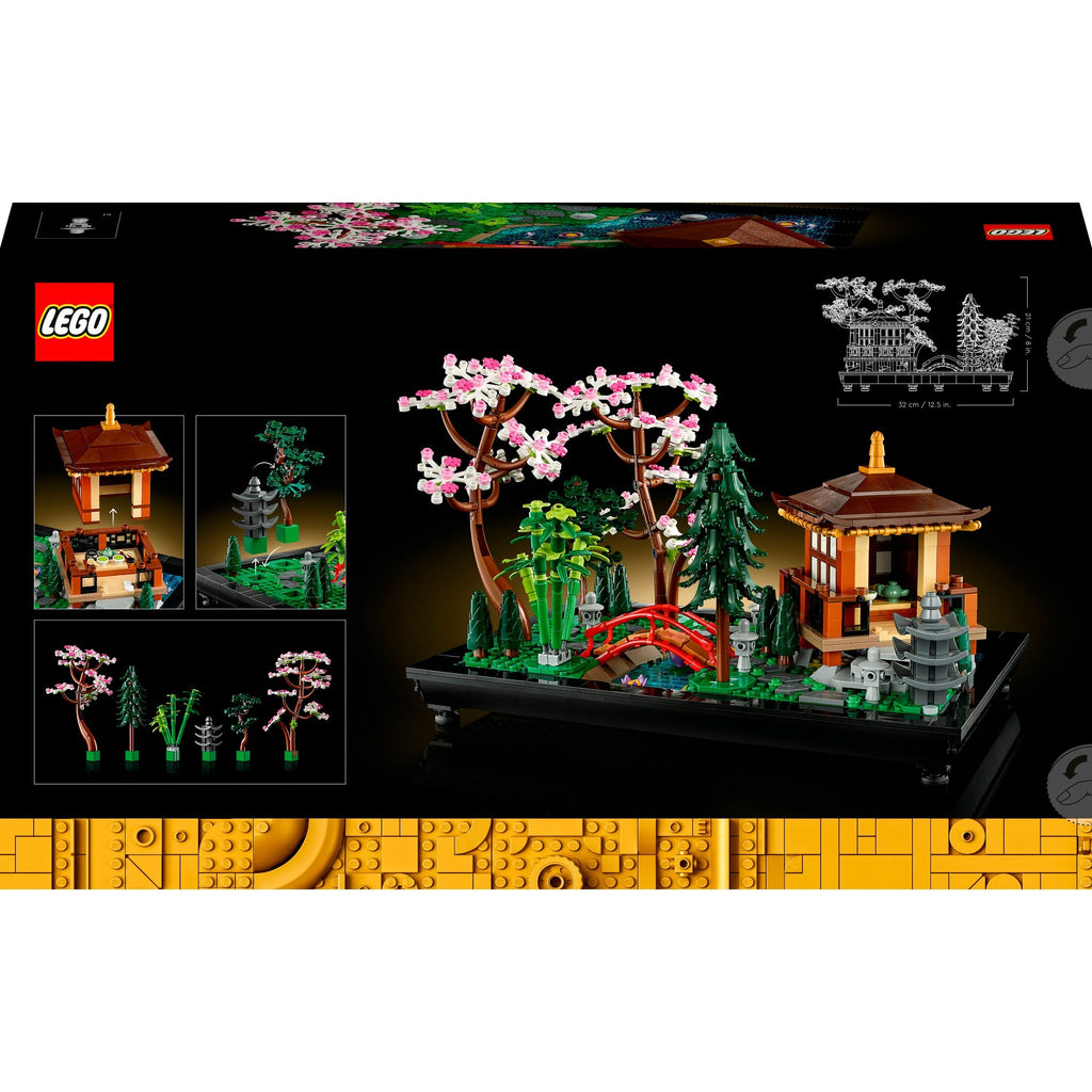 Lego icons rustgevende tuin botanisch mindfulness bouwpakket voor volwassenen - 10315