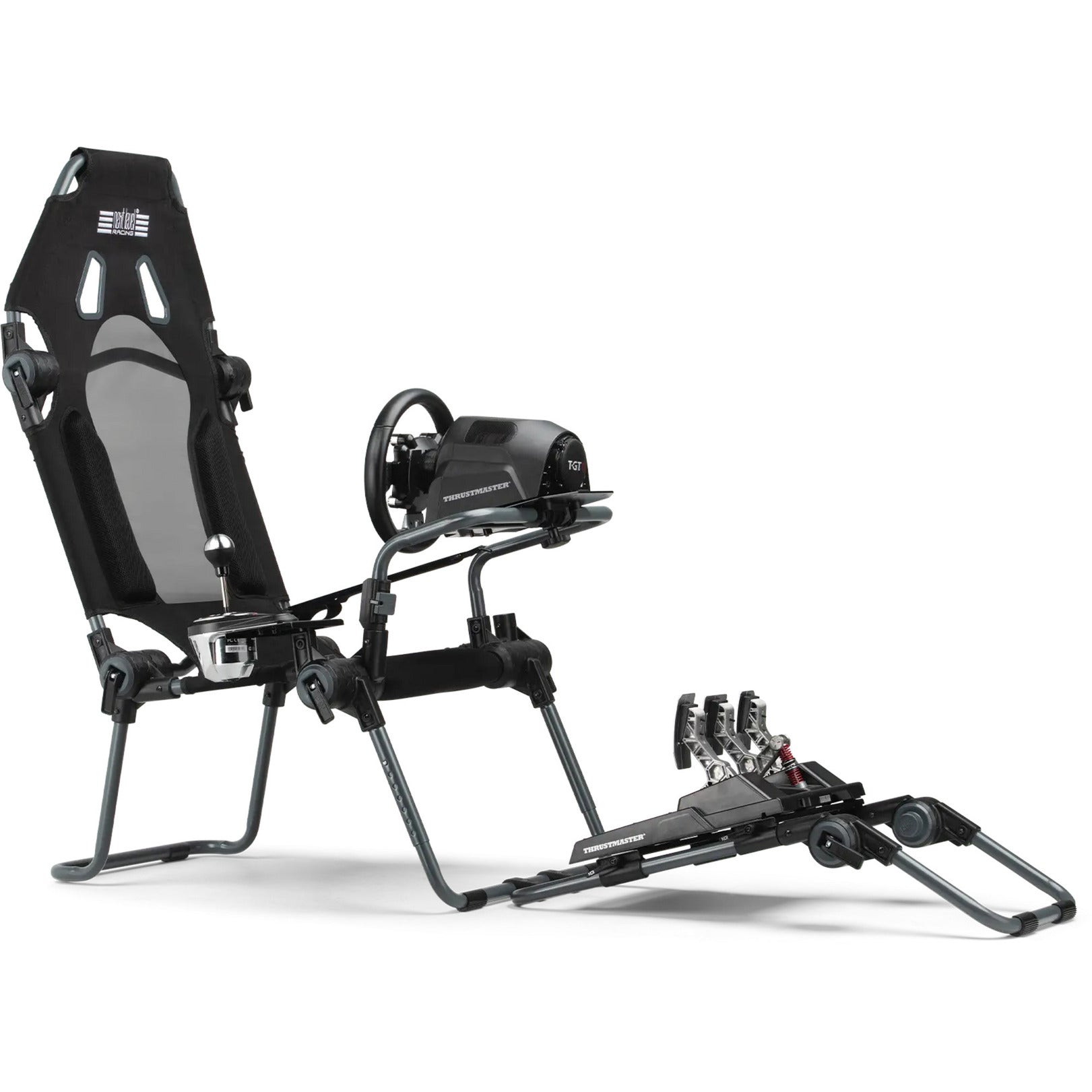 Next level racing f-gt lite foldable racing simulator (grijs)