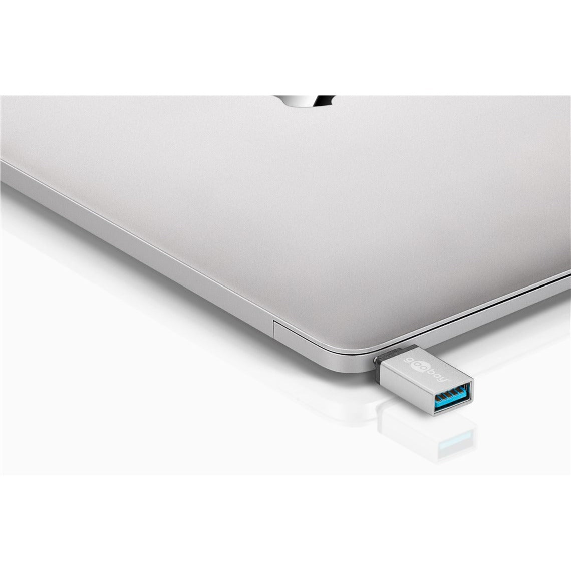 Goobay usb-c usb a otg superspeed adapter (zilver)