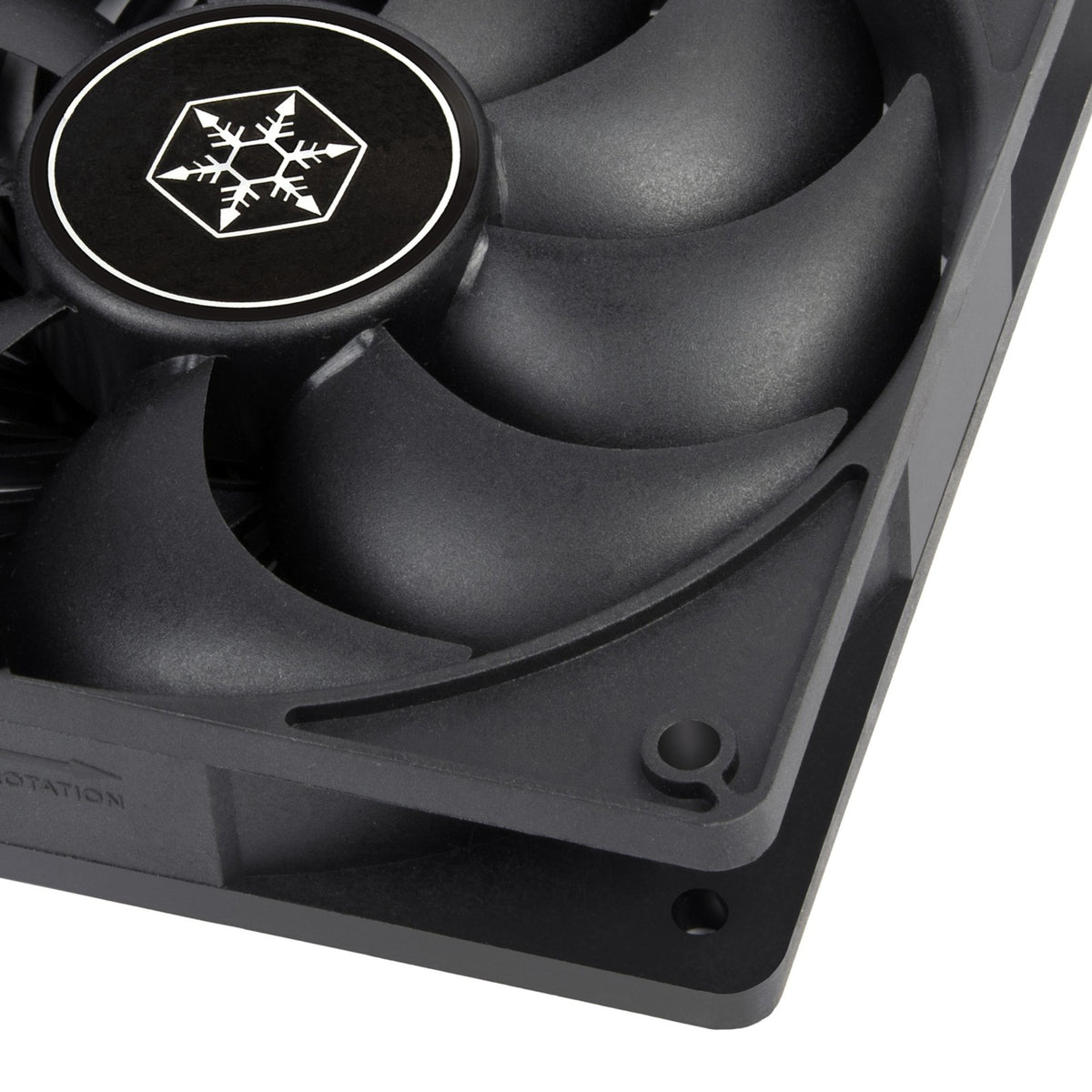 Silverstone air penetrator 120i case fan (zwart, 120 x 120 x 25 mm)