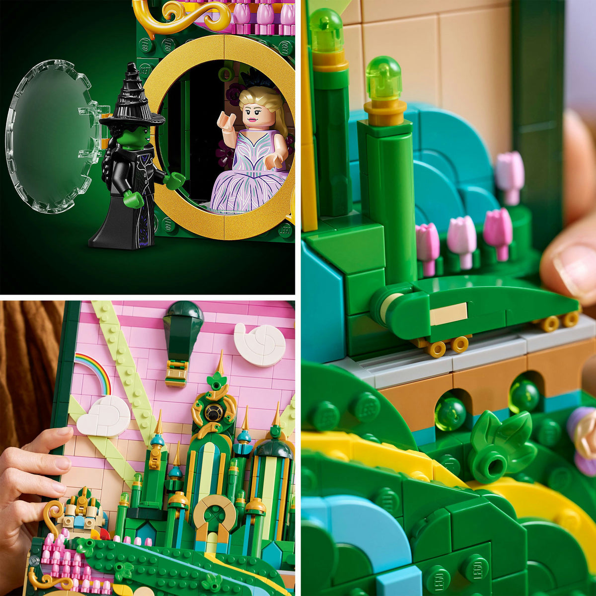 Lego wicked - emerald city muurkunst constructiespeelgoed (75685)