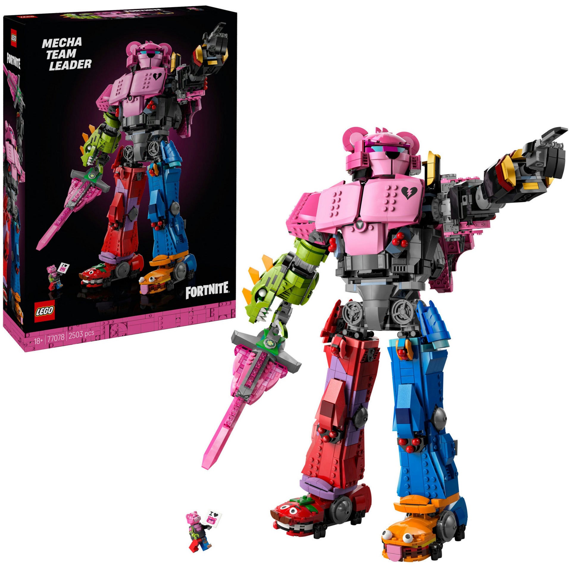 Lego fortnite - mecha team leader constructiespeelgoed (77078)