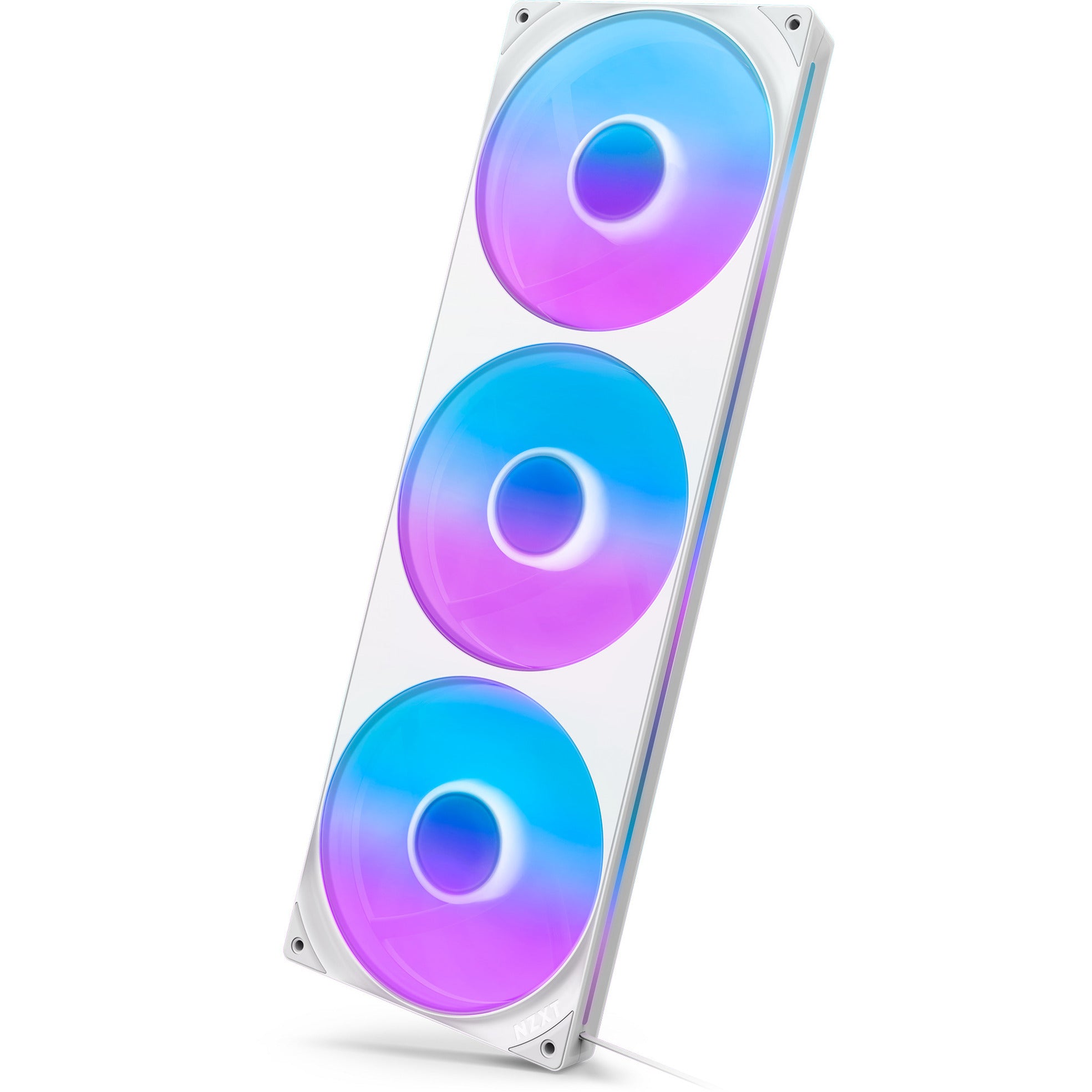 Nzxt f420 rgb core case fans (wit, 3 stuks, 420 x 140 x 26 mm)