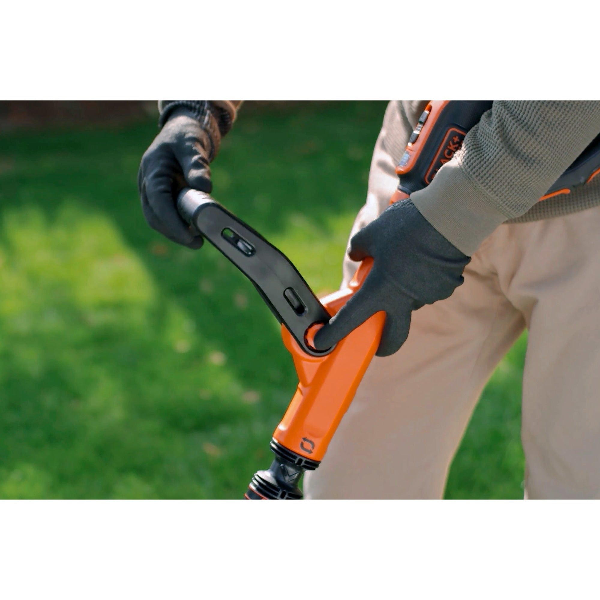 Black+decker 18v afs grastrimmer zonder accu (zwart oranje, 28 cm, accu en oplader niet inbegrepen)