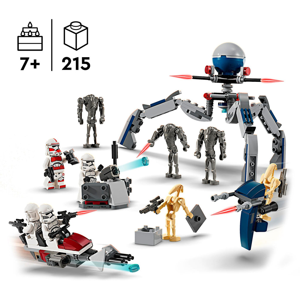 Lego star wars clone trooper™ battle droid™ battle pack - 75372