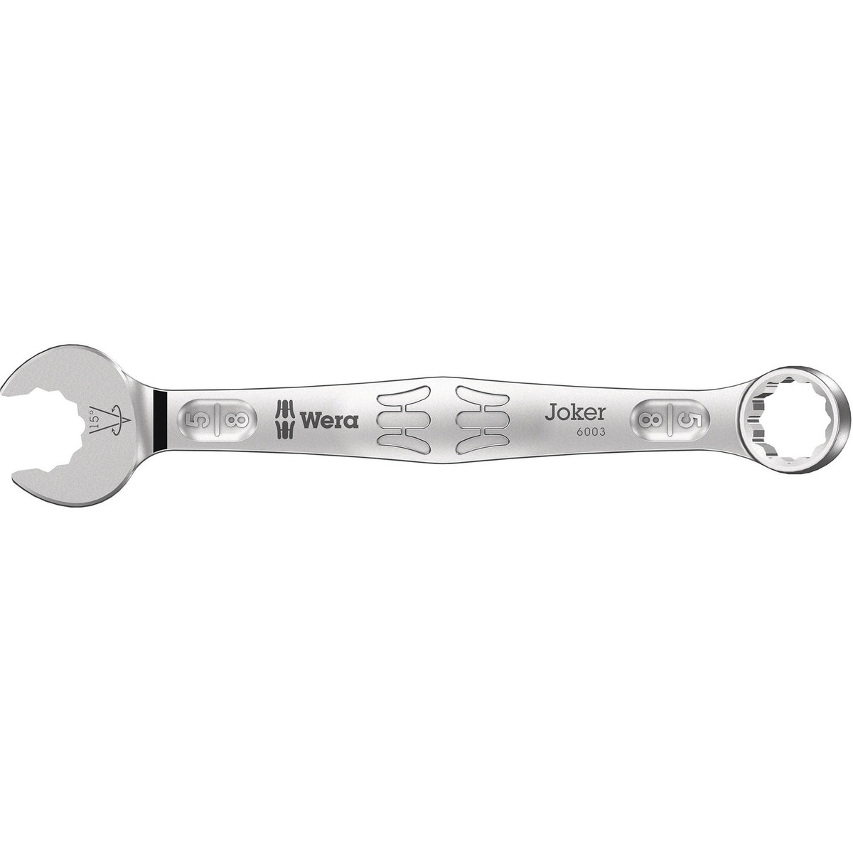 Wera 9642 magneetstrip 6003 joker imperial 1 ringsteeksleutelset moersleutel (inch, 8‑delig)