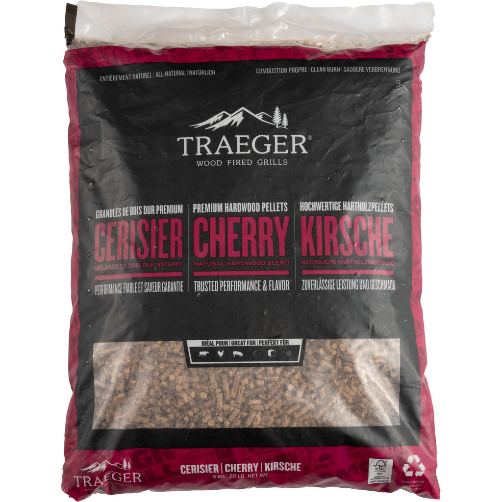 Traeger Pellets von Hartholz Kirsche