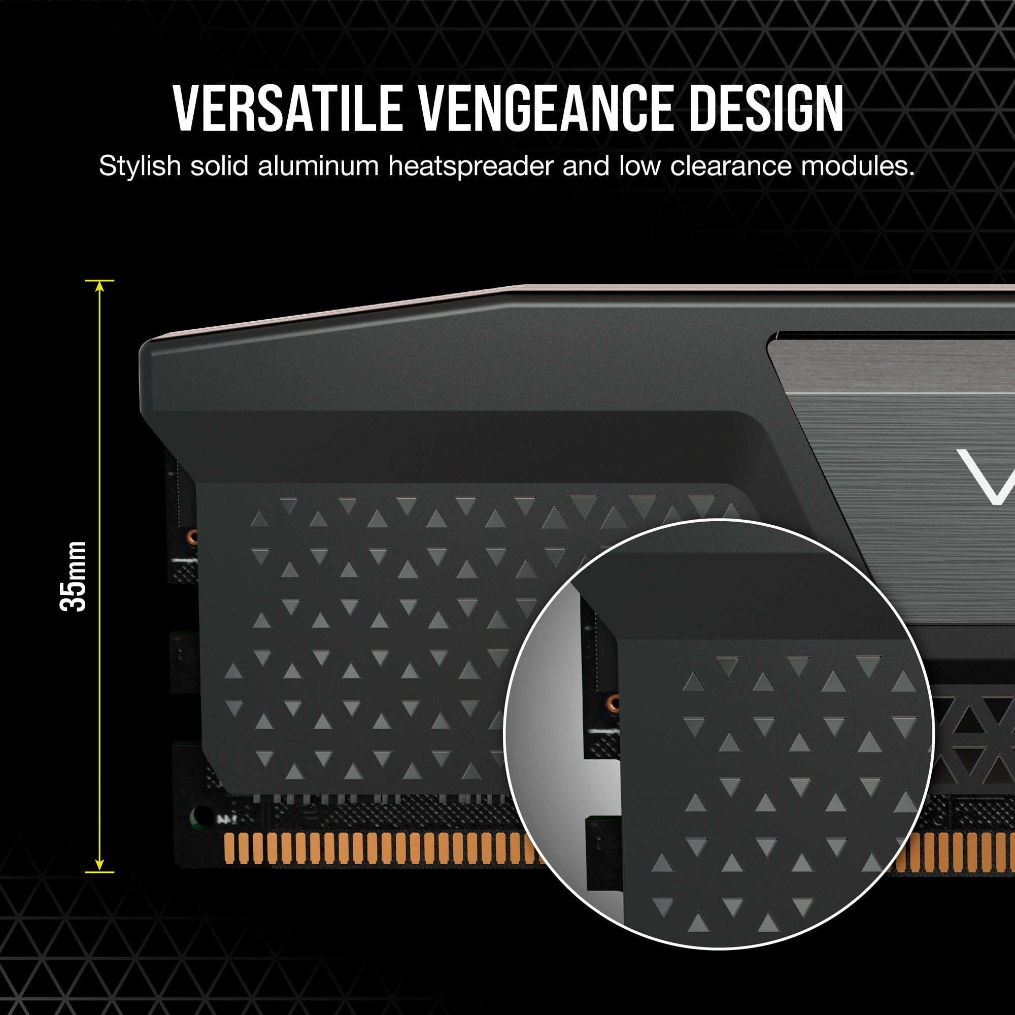 Corsair vengeance 32 gb ddr5-6400 (2x 16 gb) werkgeheugen (zwart, cmk32gx5m2b6400c32, xmp)