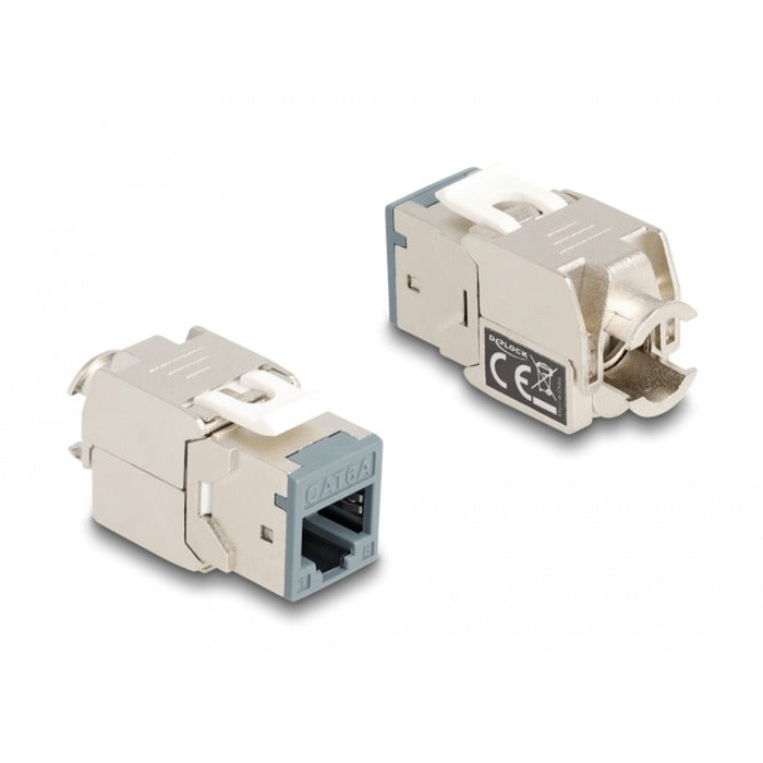 Delock rj45 jack > lsa cat 6a toolfree keystone module (meerkleurig, 8 stuks)