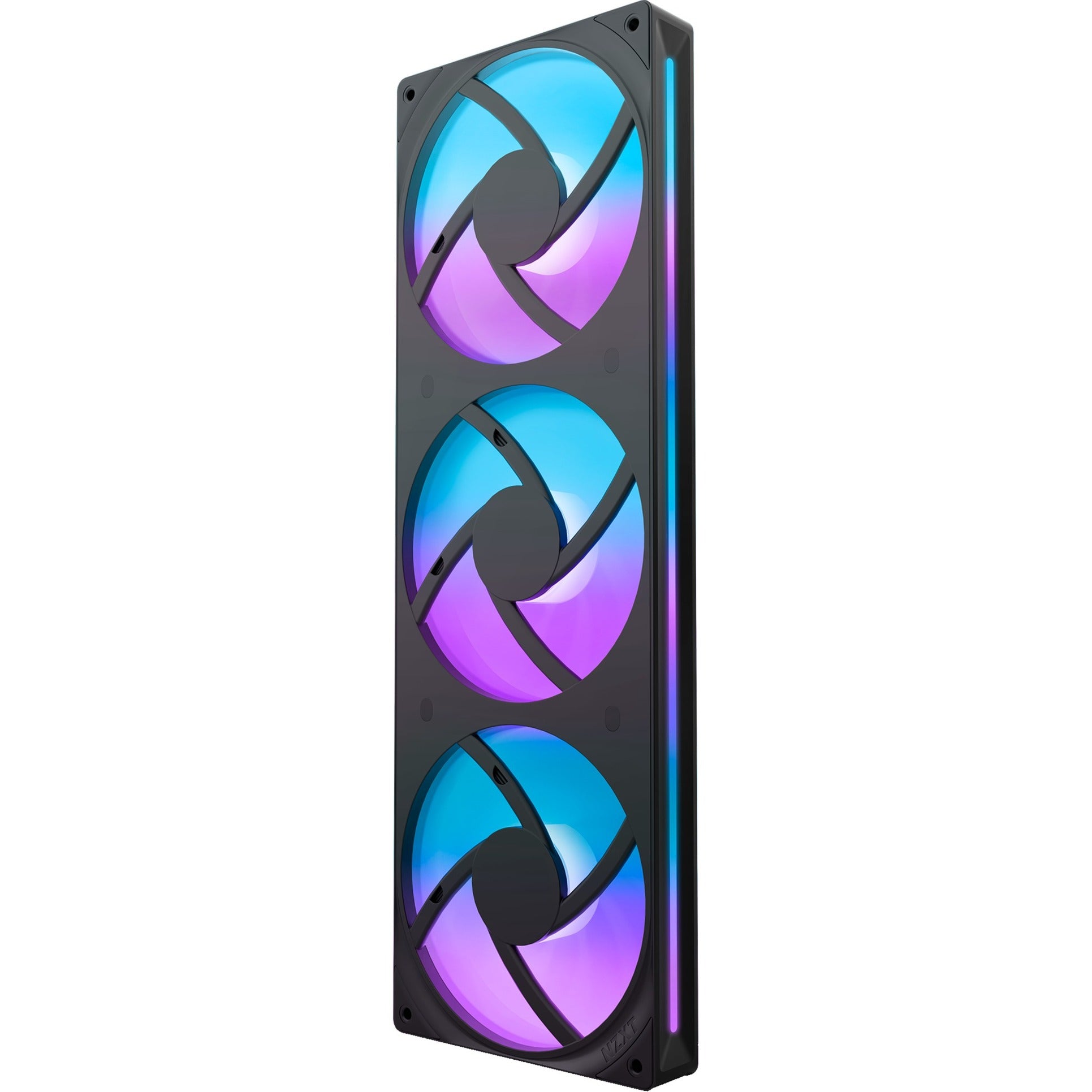 Nzxt f360 rgb core case fans (zwart, 3 stuks, 360 x 120 x 26 mm)
